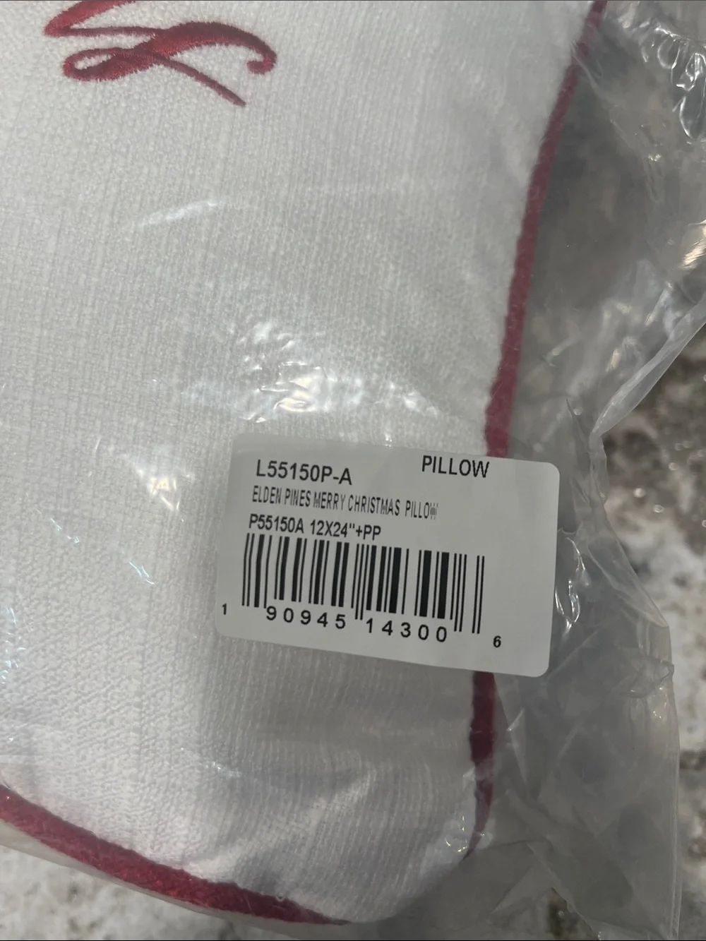 NEW Red Truck Merry Christmas Holiday Pillow